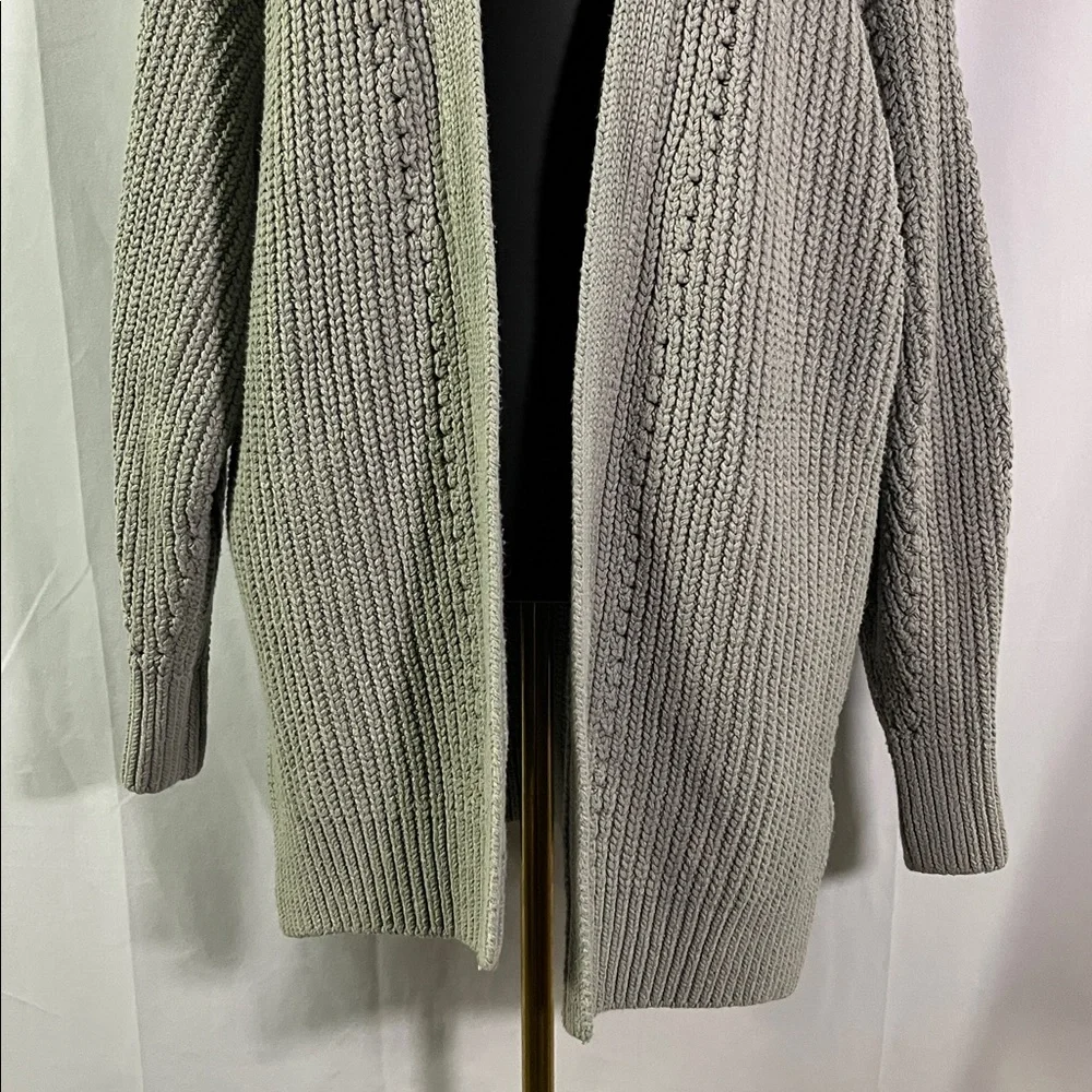 Free People Gray Oversized Chunky Knit Nightingale Cardigan - Picture 8 of 16